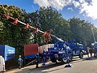 Aufbau des Mastkraftwagens (Foto: THW Dortmund)